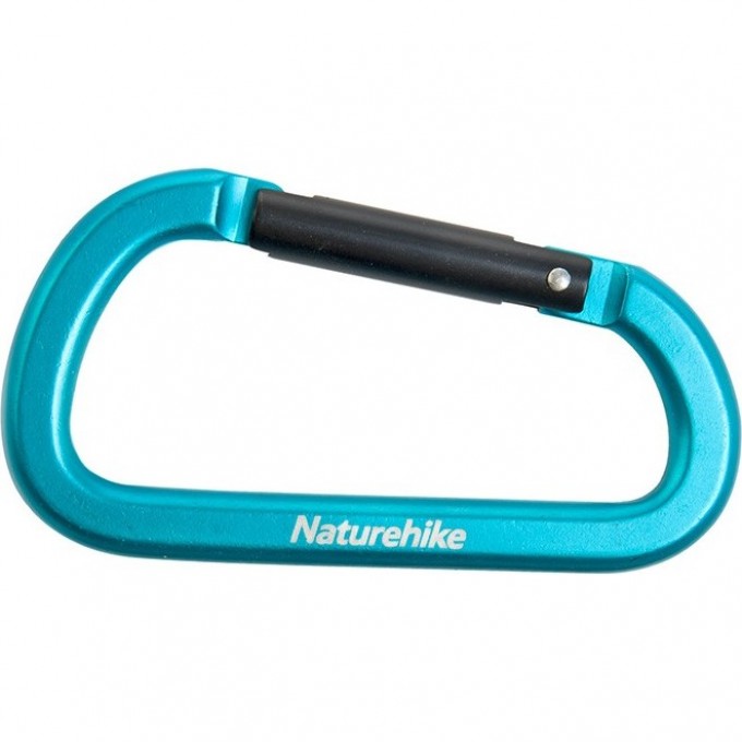 Карабин многофункциональный NATUREHIKE NH15A001-H D-Type 8см голубой 6927595717011