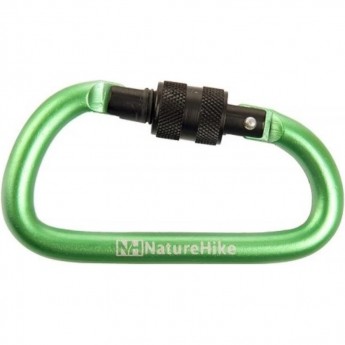 Карабин многофункциональный NATUREHIKE NH15A008-D D-Type с муфтой 8см зелёный