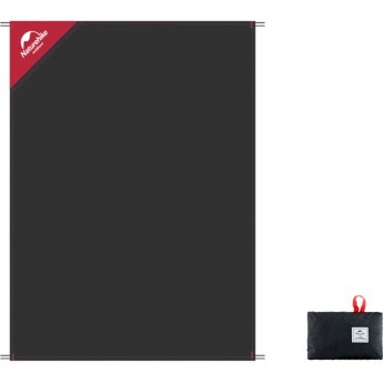 Коврик NATUREHIKE NH17D050-B легкий M(145*100)черный Коврик NATUREHIKE NH17D050-B легкий M(145*100)черный