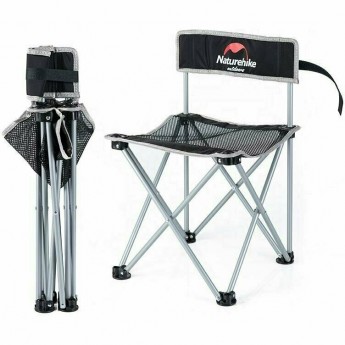 Кресло NATUREHIKE NH16J001-J складное черный Кресло NATUREHIKE NH16J001-J складное черный