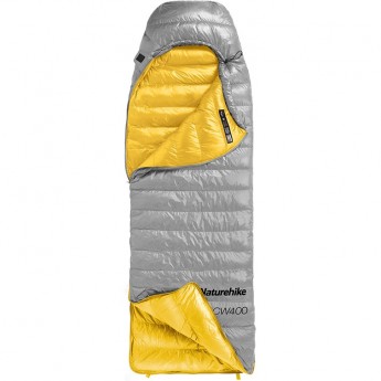 Мешок спальный NATUREHIKE CW400 NH18C400-D с утиным пухом серый Мешок спальный NATUREHIKE CW400 NH18C400-D с утиным пухом серый