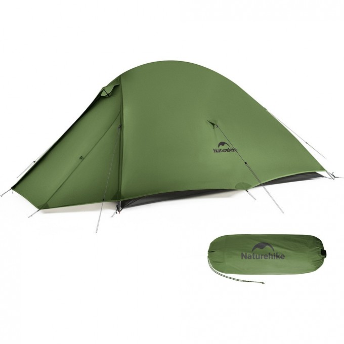 Палатка 2-местная NATUREHIKE CLOUD UP PRO CNK2350WS020 зеленый 6927595798737