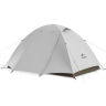 Палатка NATUREHIKE CLOUD-CREEK CNK2300ZP024, двухместная, Vinyl Edition, белый 6977465866394