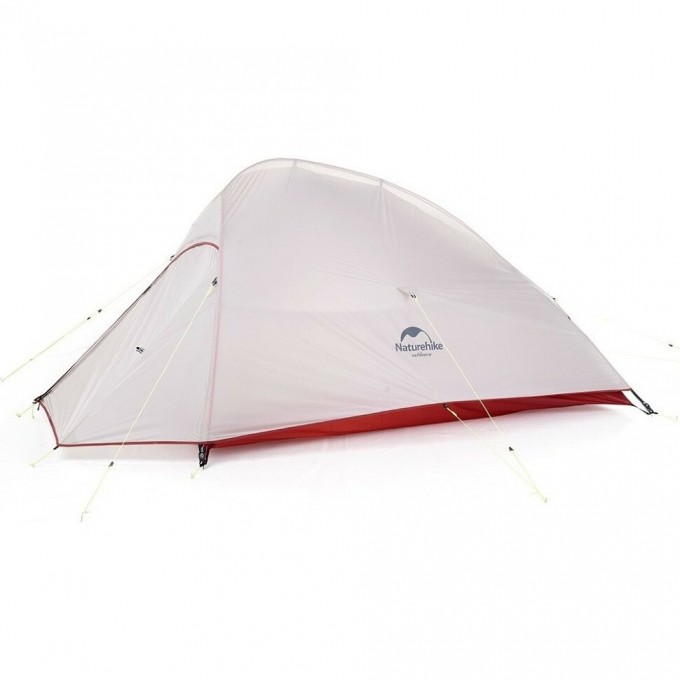 Палатка NATUREHIKE CLOUD UP 2 20D NH17T001-T двухместная с ковриком, серая 6927595724668