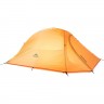 Палатка NATUREHIKE CLOUD UP II 210T NH17T001-T двухместная с ковриком оранжевая 6927595730584