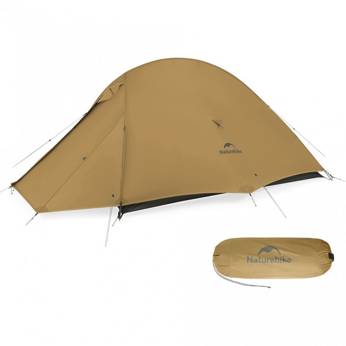 Палатка NATUREHIKE CLOUD UP PRO CNK2350WS020 двухместная коричневый 6976507662550