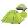 Палатка NATUREHIKE P-SERIES NH18Z033-P 210T/65D, трехместная, светло-зеленая 6975641887492