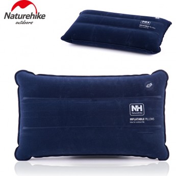 Подушка NATUREHIKE NH18F018-Z 6975641885504 надувная прямоугольная темно синяя Подушка NATUREHIKE NH18F018-Z 6975641885504 надувная прямоугольная темно синяя