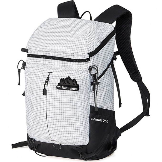 Рюкзак NATUREHIKE CNK2300BB017 HELIUM 25 л белый с черным 6976507665001