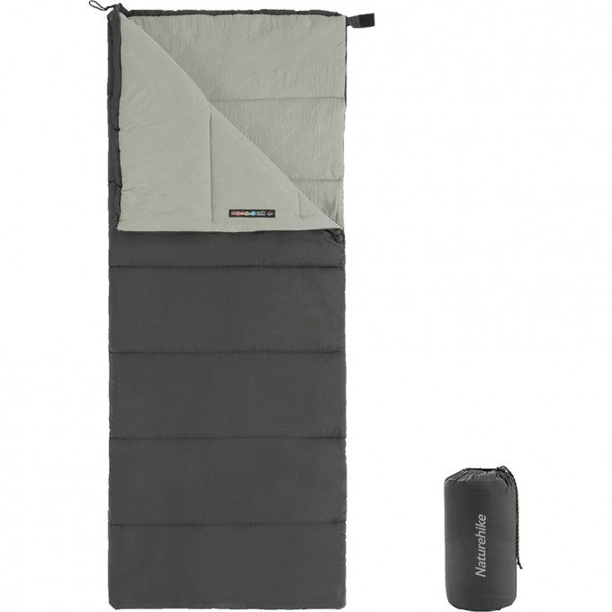Спальный мешок NATUREHIKE NH22MSD05 F150 серый 6927595797747
