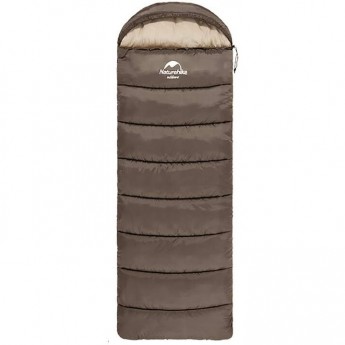 Спальный мешок NATUREHIKE U SERIES U350 двойной хлопок осень-зима молния слева Brown Спальный мешок NATUREHIKE U SERIES U350 двойной хлопок осень-зима молния слева Brown