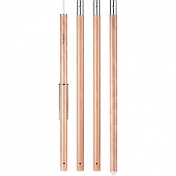 Стойка для тента NATUREHIKE NH20PJ048 алюминиевый сплав 2.8 м, 4 секции дерево