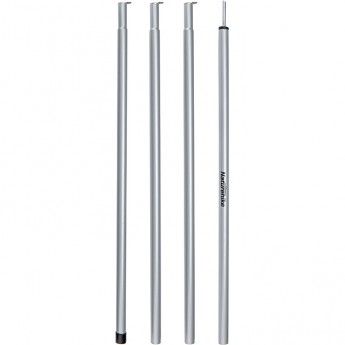 Стойки для тента NATUREHIKE NH19PJ042 оцинкованное железо 2,4 м 4 секции (2шт)