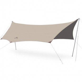 Тент NATUREHIKE YUNXIAO CANOPY C2350WS010, 150D, 680*575 см для кемпинга, серый (с двумя стойками) Тент NATUREHIKE YUNXIAO CANOPY C2350WS010, 150D, 680*575 см для кемпинга, серый (с двумя стойками)