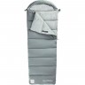 Ультралёгкий спальный мешок NATUREHIKE CNK2350WS023 M400 хлопковый с капюшоном весна осень серый, молния слева 6927595776049