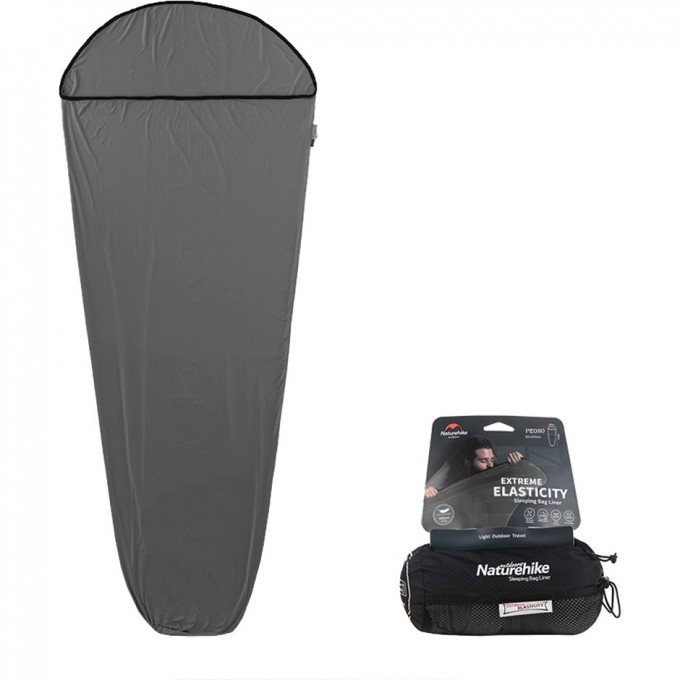 Вкладыш в спальный мешок NATUREHIKE NH17N002-D серый 6927595783818